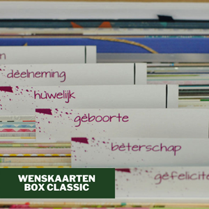 Wenskaarten (bedrijven)box Classic