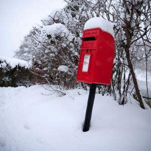 Brievenbus kerstgeschenk