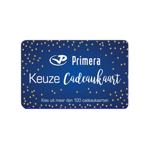 Primera Keuze cadeaukaart van €5,- tot €150,-