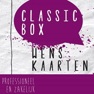 Wenskaarten (bedrijven)box Classic 75