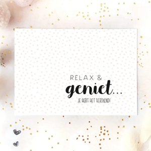 Relax & geniet