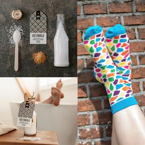 Voetenbadje - even in de relax + Tintle Socks