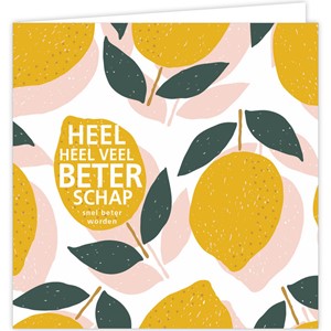 Heel veel beterschap