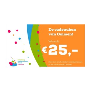 Ommer Cadeaubon 25 euro