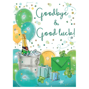 A4 Wenskaart - Goodbye & Good luck