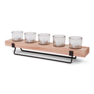 SENZA Wood Tealight Holder /5