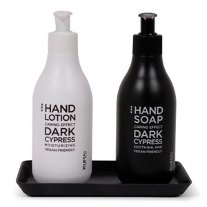 KUMAI Dark Cypress Giftbox Handsoap+Handlotion+Tray
