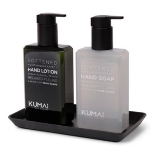 KUMAI Citrus Groove Giftbox Handsoap+Handlotion+Tray