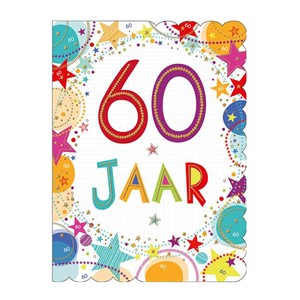 A4 Wenskaart - 60 jaar