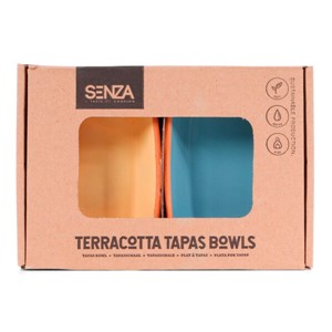 SENZA Terracotta Schaaltjes Rechthoek Grijs/Groen /2