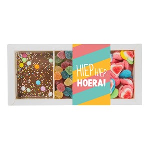 Snoeppakketje - hiep hiep hoera