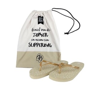 Zomergeschenk - neem een slipperdag 38/39