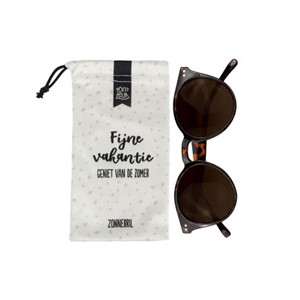 Cadeau Zonnebril - fijne vakantie