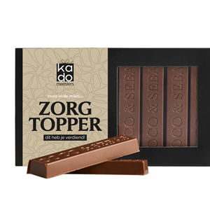 Coco & Sebas chocolade - zorgtopper