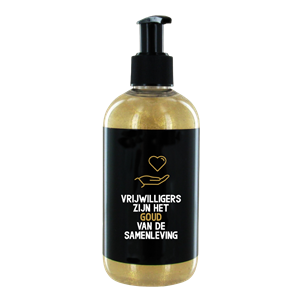 Handzeep - Vrijwilligers zijn het goud van de samenleving